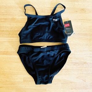 TYR NWT Durafast 2 Piece Swim Suit XXS